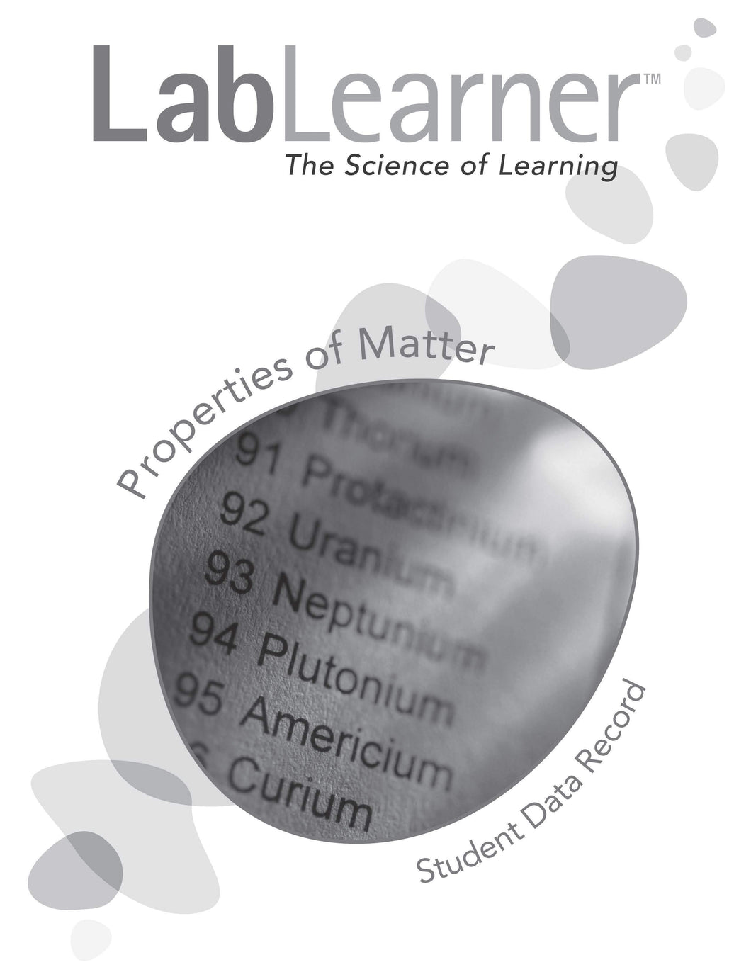 Properties of Matter (Middle School) - SDR/Student Workbook SKU: L2SDR61A