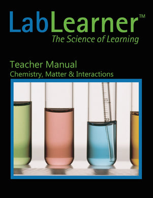 Chemistry, Matter & Interactions - Teacher Manual SKU: 413